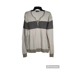 Roberto Verino Stripes Linen Knit Sweater